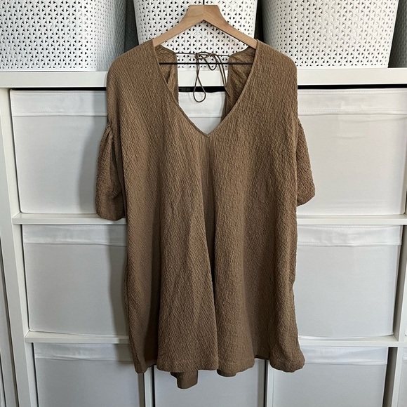 L’Academie Revolve Marva Mini Dress Coco Brown - Picture 2 of 4